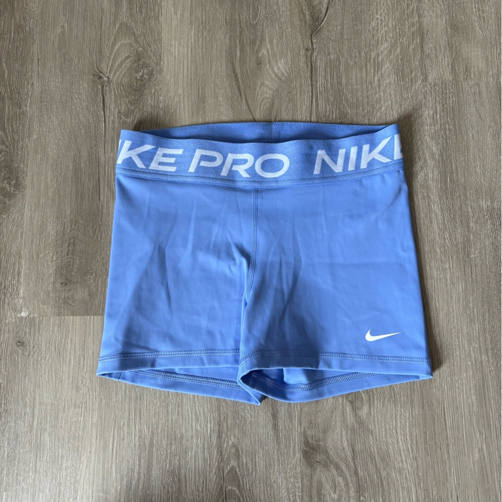 Nike Pro Light Blue Training Shorts